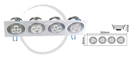 High-power LED Ceiling Lamp