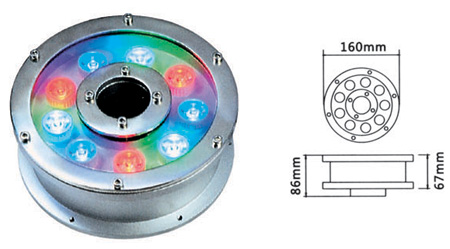 High-power LED Underwater Lamp